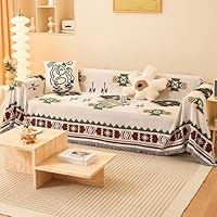 Amazon｜マルチカバー 幾何柄 ソファーカバー ブランケット ベッド